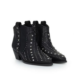 Sam Edelman Brian black booties size 8